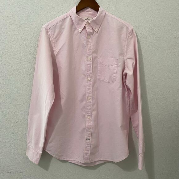 GAP Other - Gap Mens Button Down Shirt The Modern Oxford Light Pink Long Sleeve Size L*
